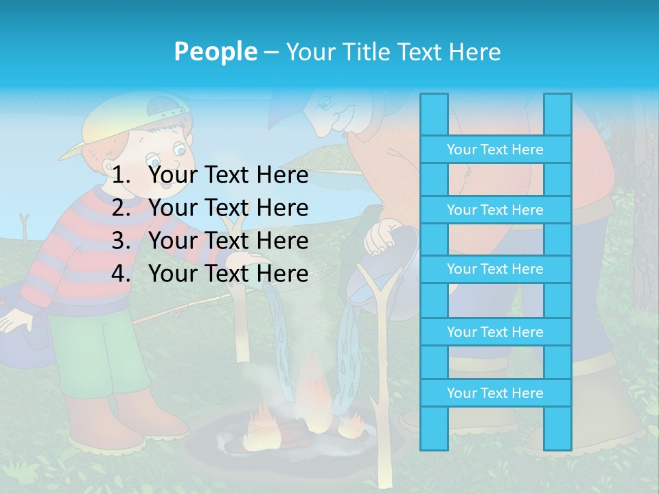 Wireless Partners Workteam PowerPoint Template