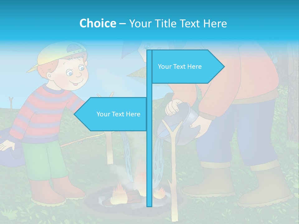 Wireless Partners Workteam PowerPoint Template
