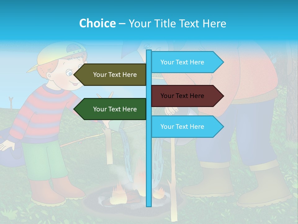 Wireless Partners Workteam PowerPoint Template