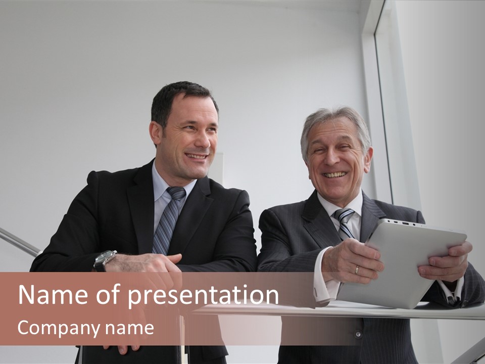 Wireless Partners Workteam PowerPoint Template