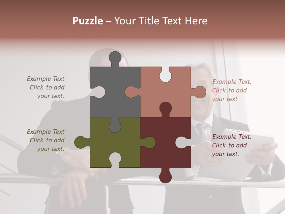 Wireless Partners Workteam PowerPoint Template