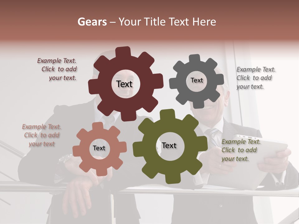 Wireless Partners Workteam PowerPoint Template