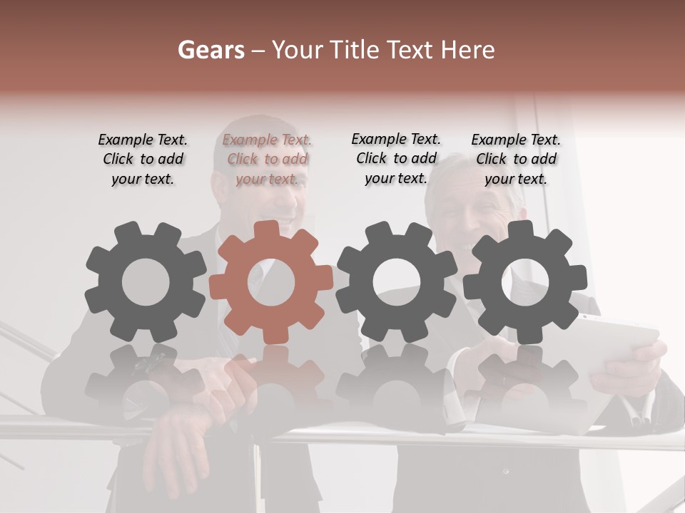 Wireless Partners Workteam PowerPoint Template