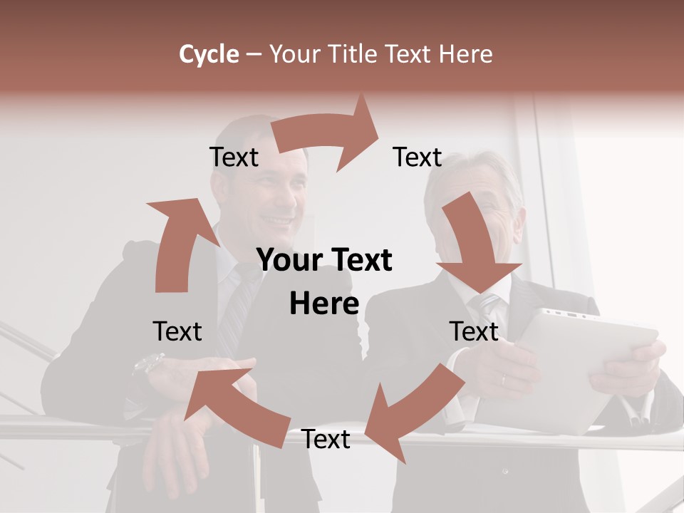 Wireless Partners Workteam PowerPoint Template