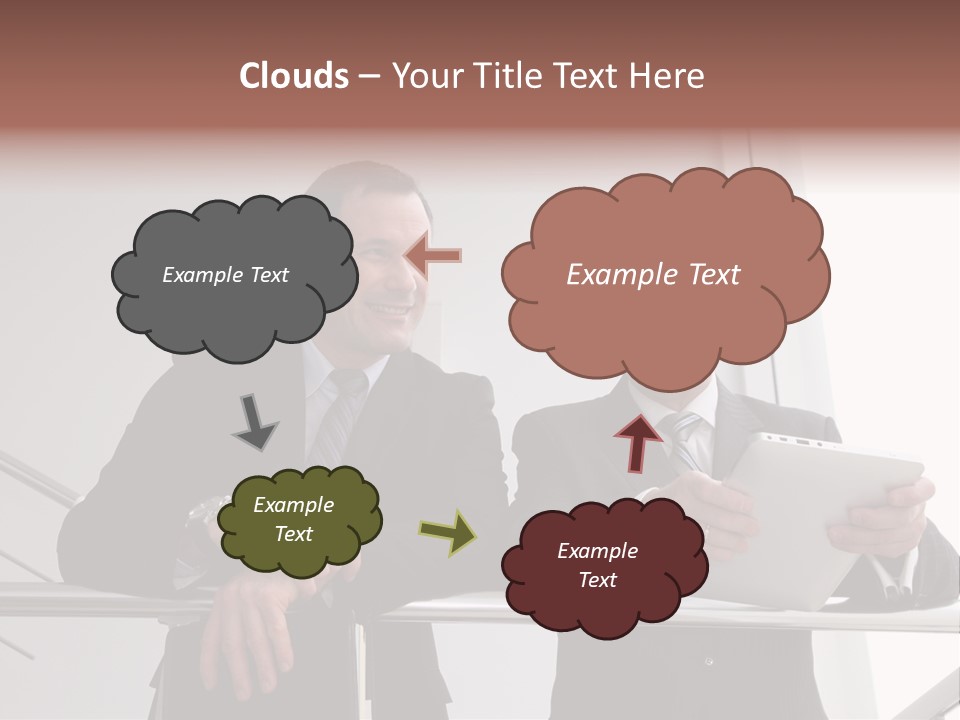 Wireless Partners Workteam PowerPoint Template