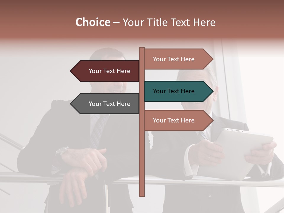 Wireless Partners Workteam PowerPoint Template
