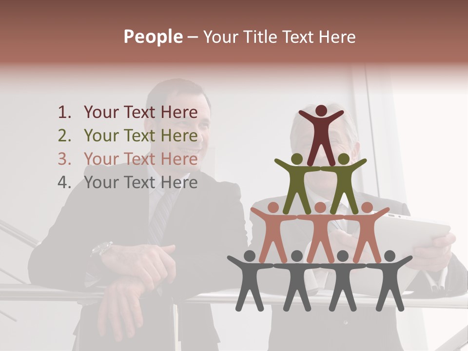 Wireless Partners Workteam PowerPoint Template