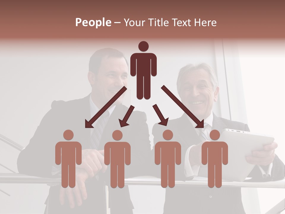 Wireless Partners Workteam PowerPoint Template