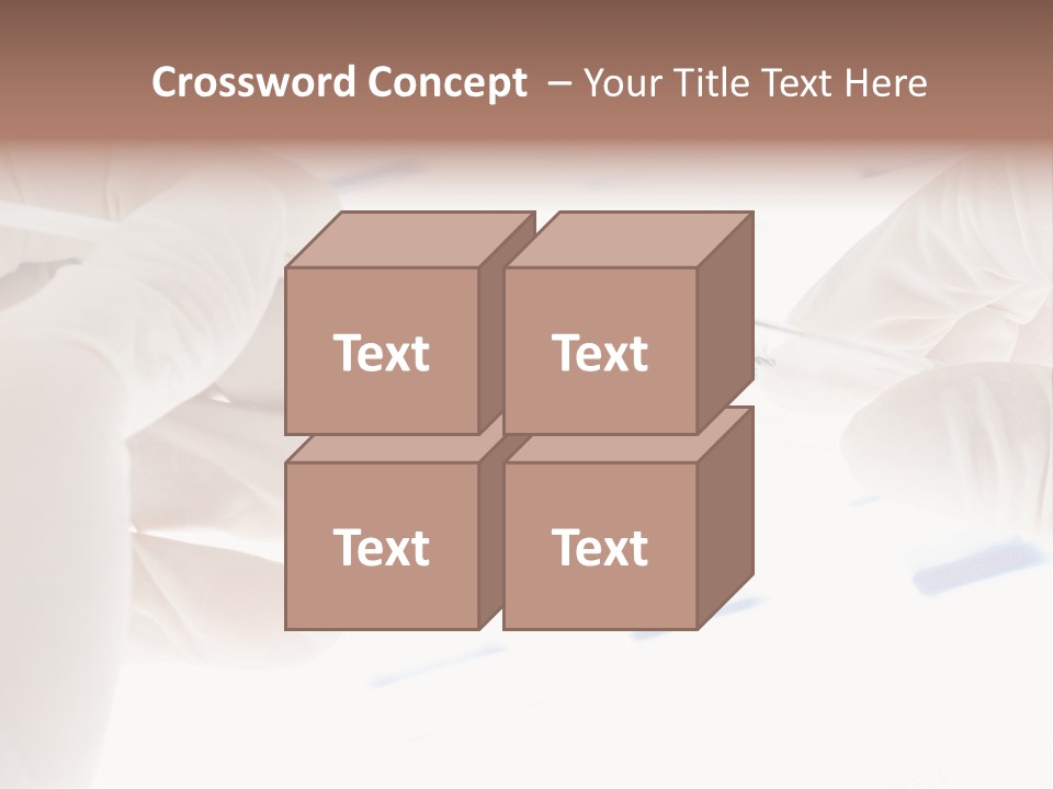 A Person In White Gloves Holding A Pipe PowerPoint Template