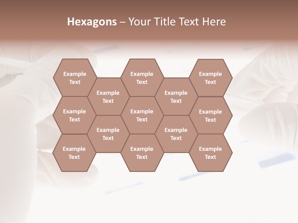 A Person In White Gloves Holding A Pipe PowerPoint Template