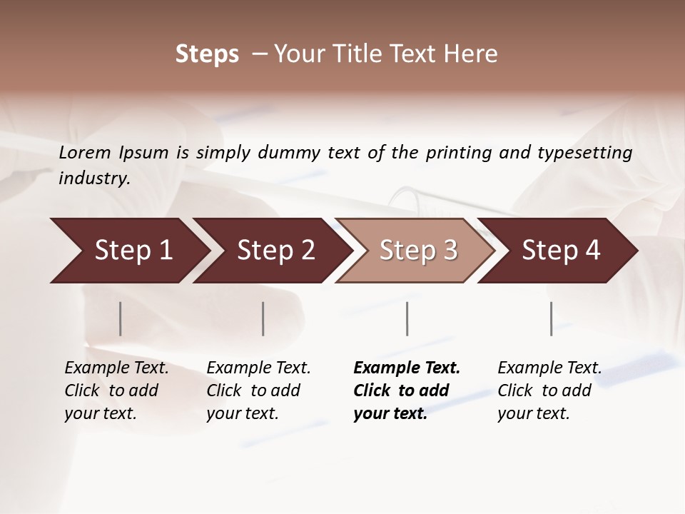 A Person In White Gloves Holding A Pipe PowerPoint Template