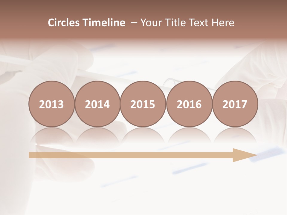 A Person In White Gloves Holding A Pipe PowerPoint Template