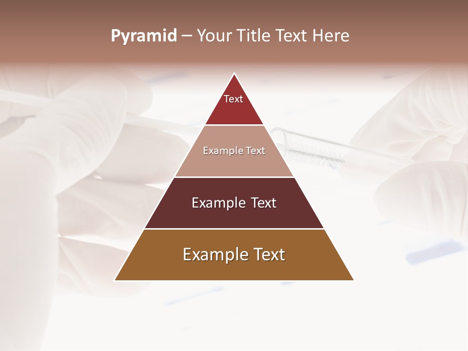 A Person In White Gloves Holding A Pipe PowerPoint Template