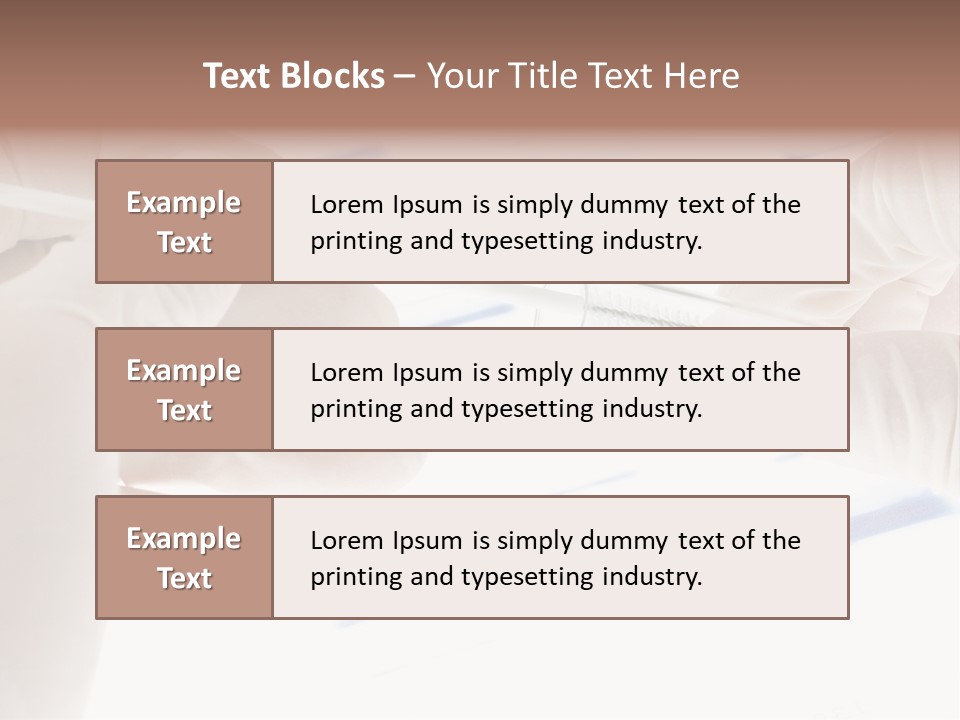 A Person In White Gloves Holding A Pipe PowerPoint Template