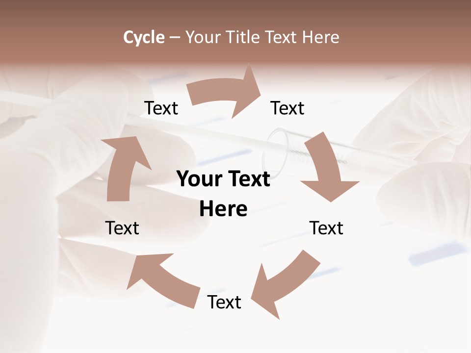 A Person In White Gloves Holding A Pipe PowerPoint Template