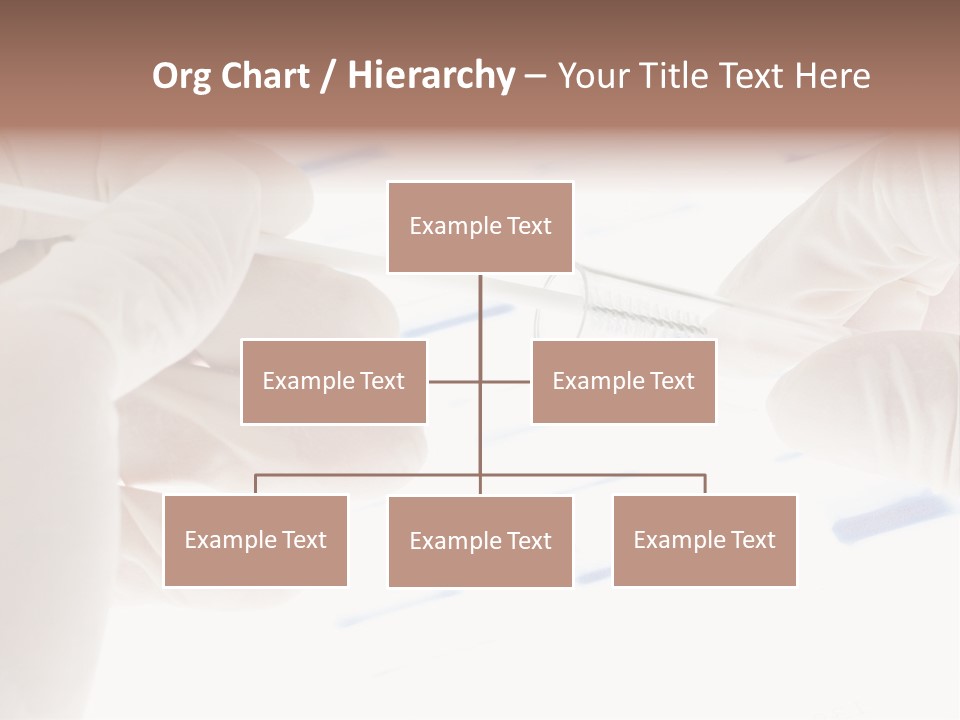A Person In White Gloves Holding A Pipe PowerPoint Template