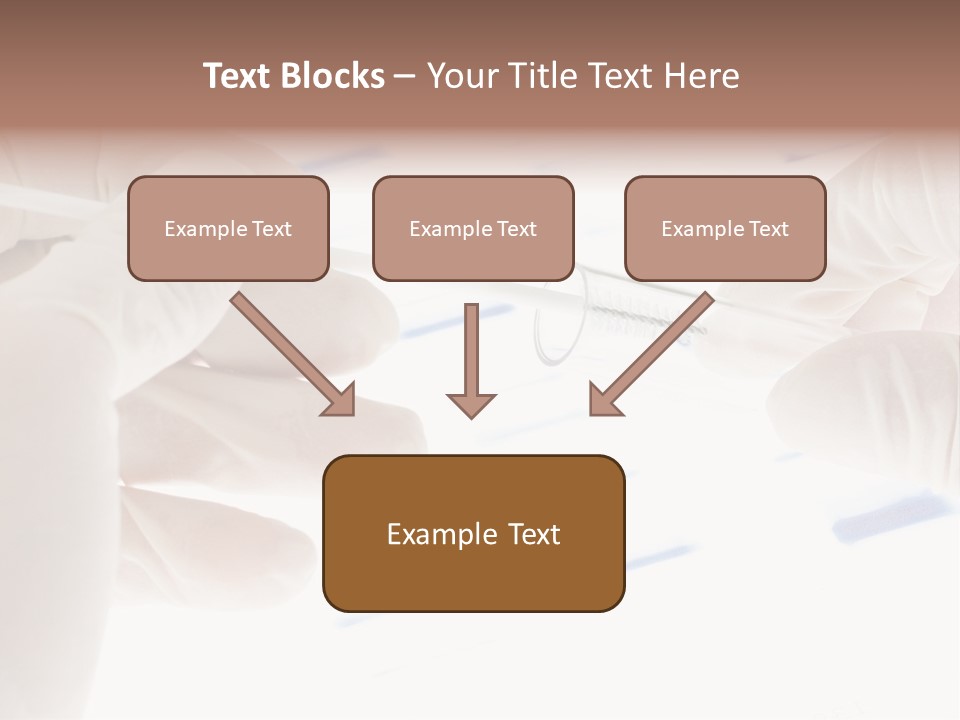 A Person In White Gloves Holding A Pipe PowerPoint Template
