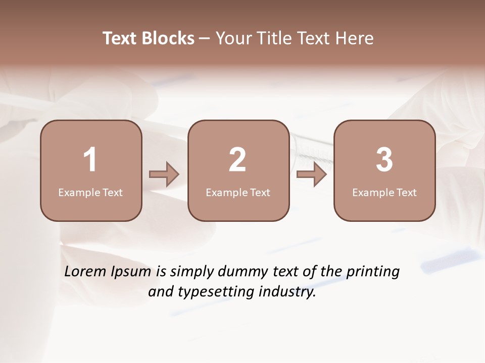A Person In White Gloves Holding A Pipe PowerPoint Template