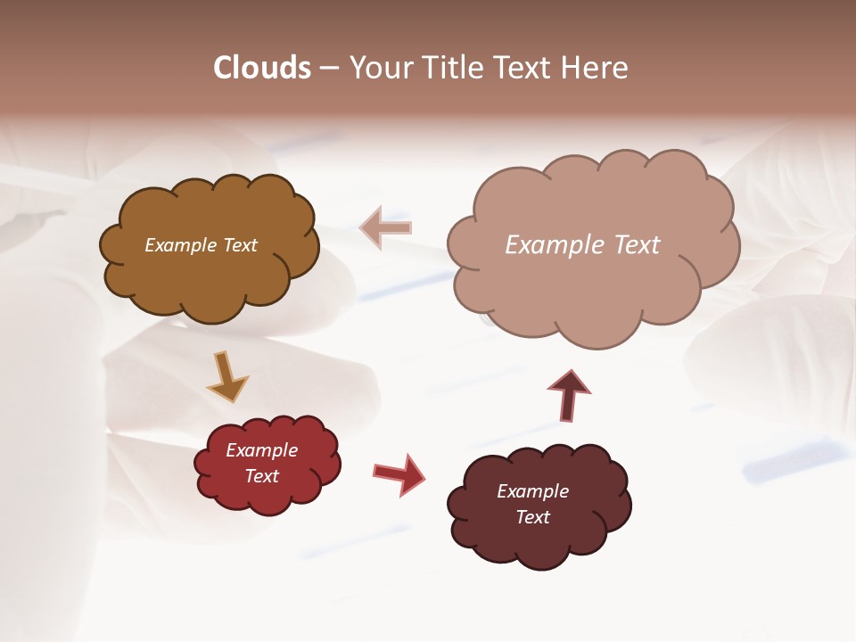 A Person In White Gloves Holding A Pipe PowerPoint Template