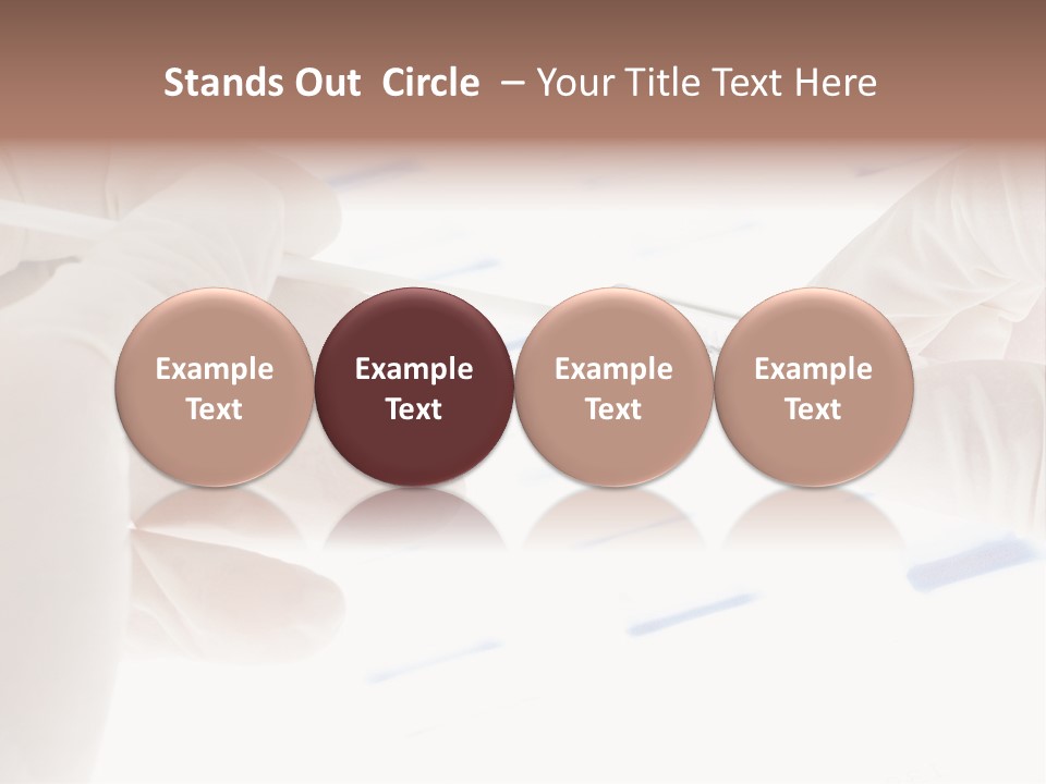 A Person In White Gloves Holding A Pipe PowerPoint Template