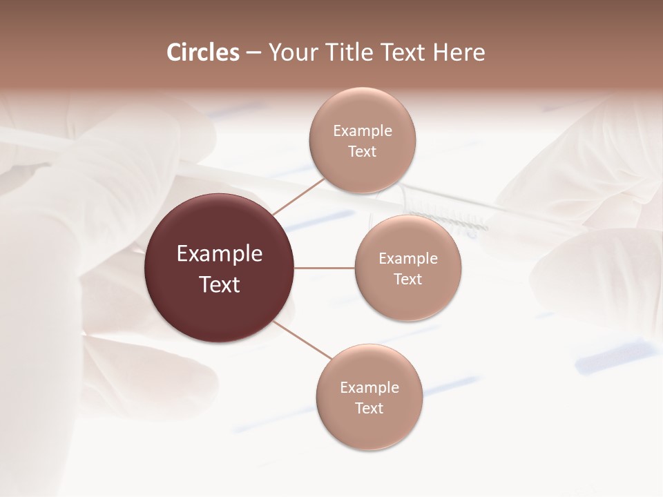 A Person In White Gloves Holding A Pipe PowerPoint Template