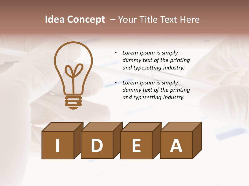 A Person In White Gloves Holding A Pipe PowerPoint Template