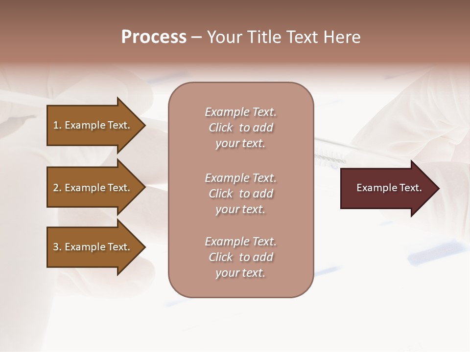 A Person In White Gloves Holding A Pipe PowerPoint Template