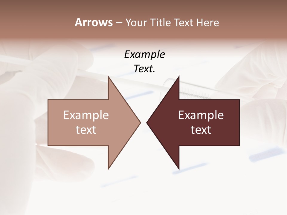 A Person In White Gloves Holding A Pipe PowerPoint Template