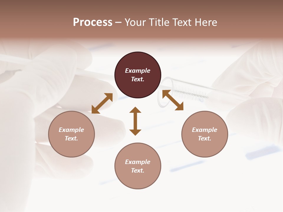 A Person In White Gloves Holding A Pipe PowerPoint Template
