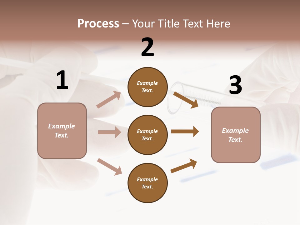 A Person In White Gloves Holding A Pipe PowerPoint Template