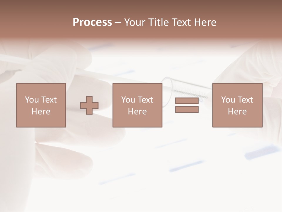 A Person In White Gloves Holding A Pipe PowerPoint Template