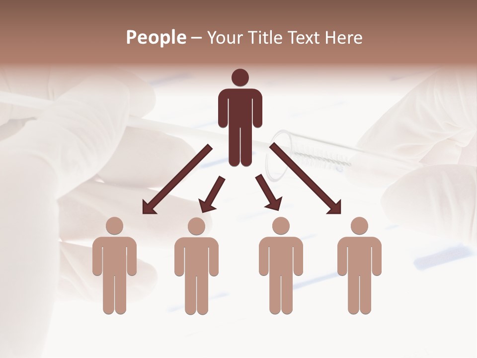 A Person In White Gloves Holding A Pipe PowerPoint Template