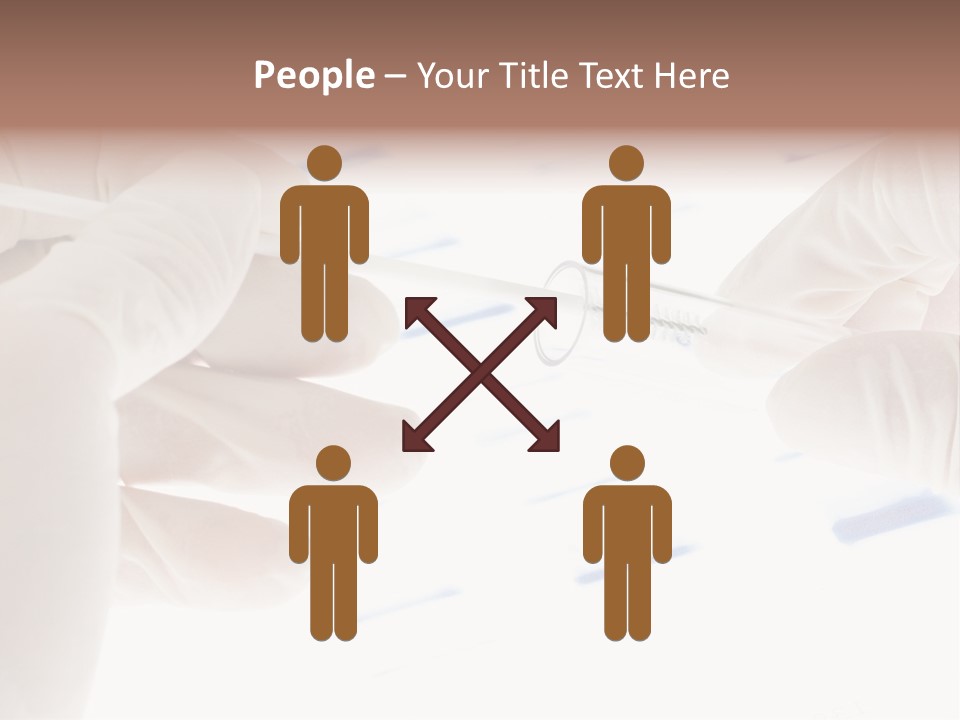 A Person In White Gloves Holding A Pipe PowerPoint Template