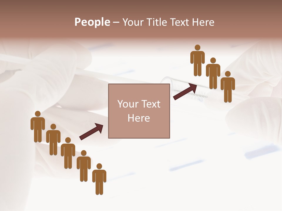 A Person In White Gloves Holding A Pipe PowerPoint Template