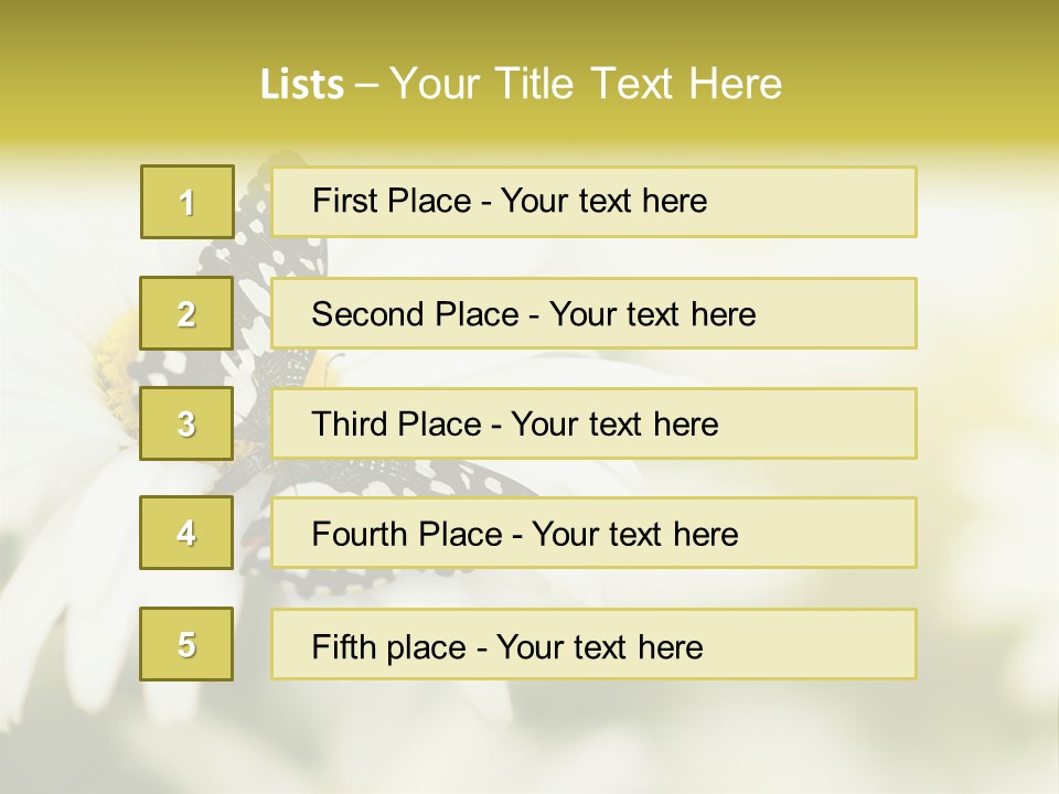 Flower Field Beauty PowerPoint Template