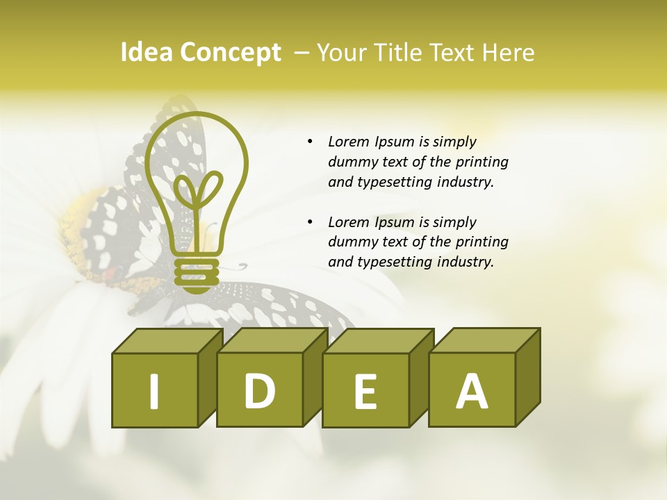 Flower Field Beauty PowerPoint Template