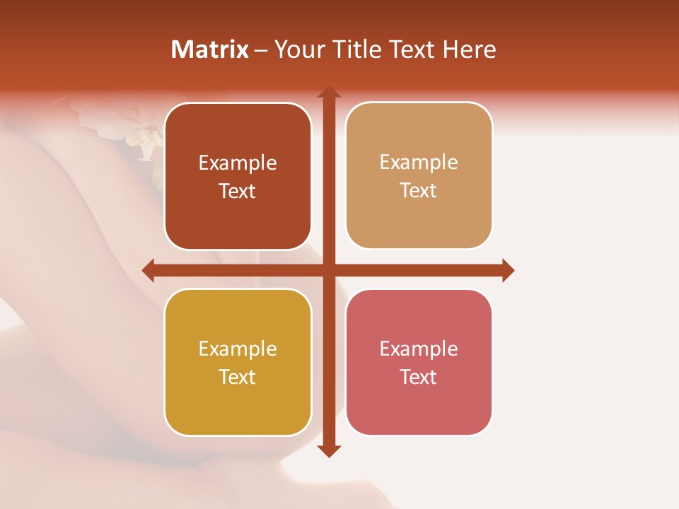 A Woman With A Flower On Her Breast PowerPoint Template