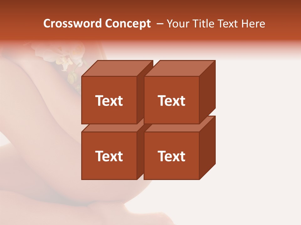 A Woman With A Flower On Her Breast PowerPoint Template