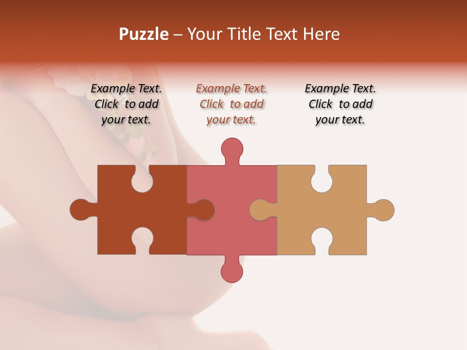 A Woman With A Flower On Her Breast PowerPoint Template