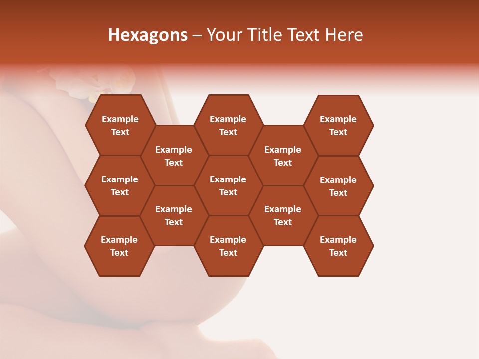 A Woman With A Flower On Her Breast PowerPoint Template