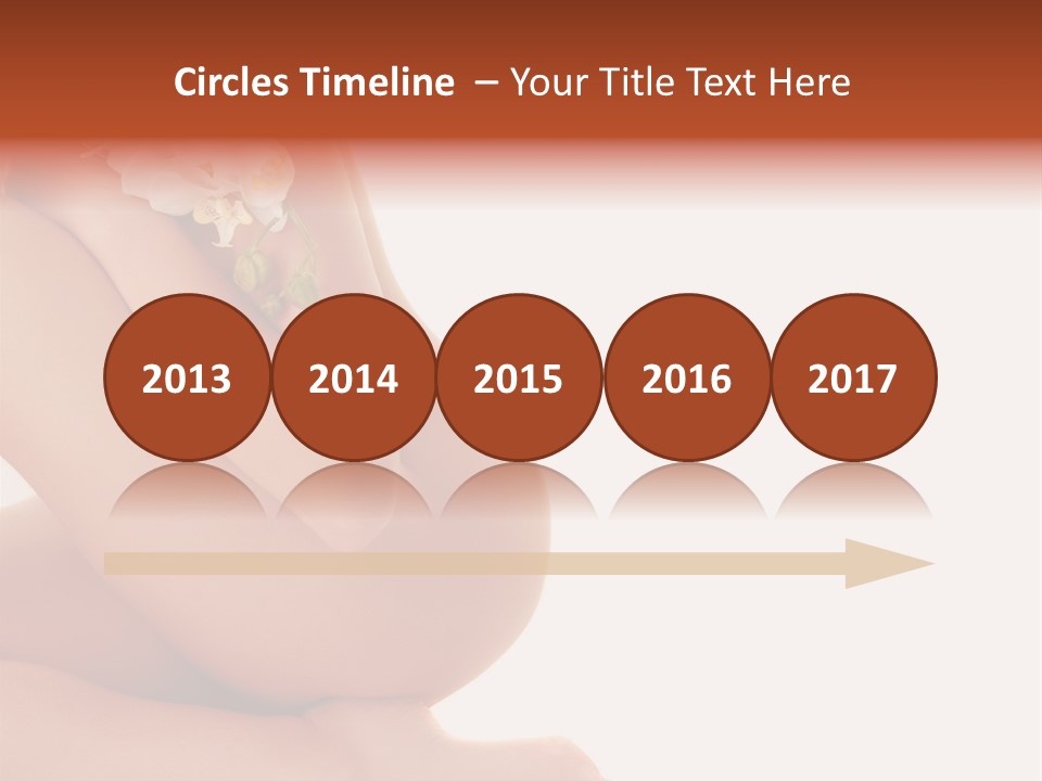 A Woman With A Flower On Her Breast PowerPoint Template