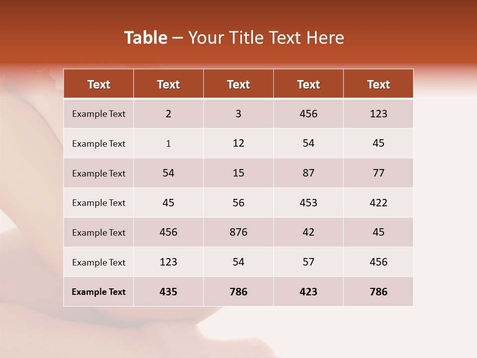 A Woman With A Flower On Her Breast PowerPoint Template