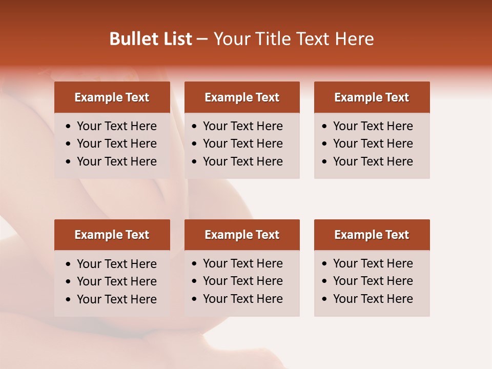 A Woman With A Flower On Her Breast PowerPoint Template