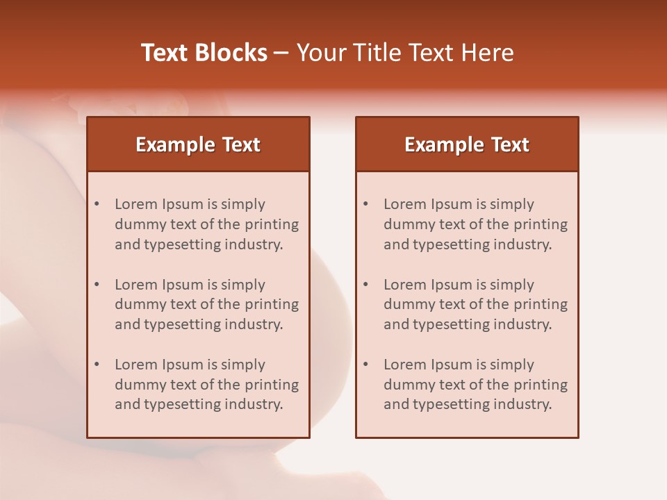 A Woman With A Flower On Her Breast PowerPoint Template