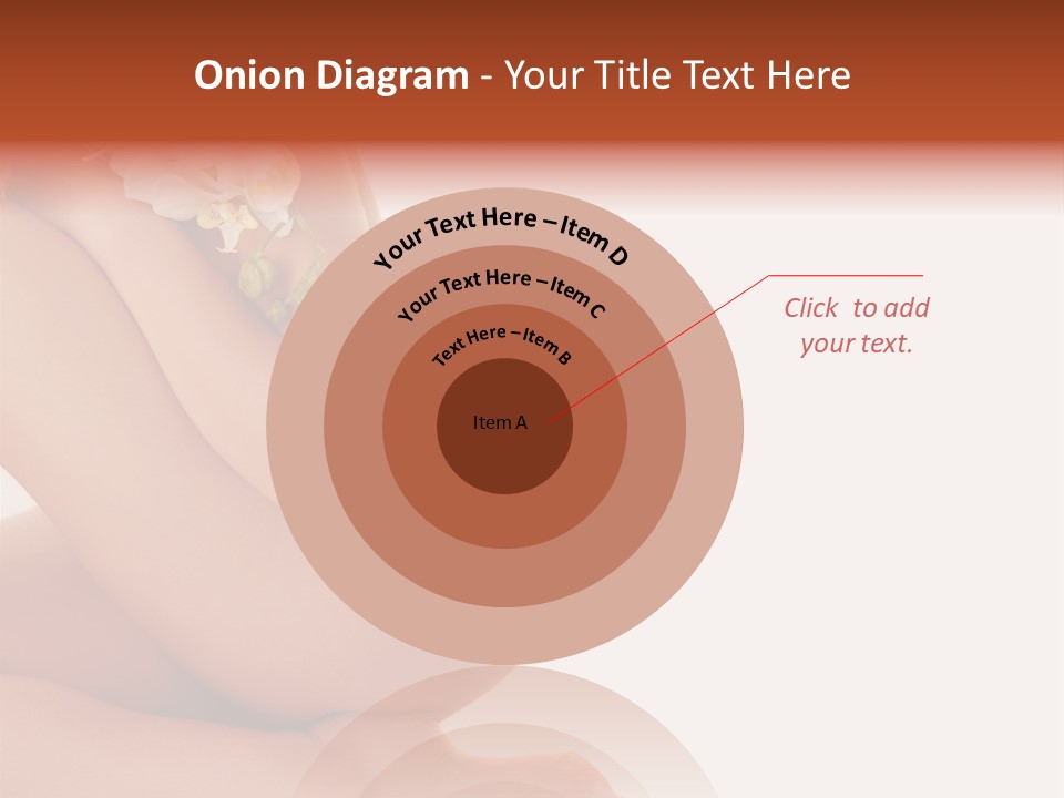 A Woman With A Flower On Her Breast PowerPoint Template
