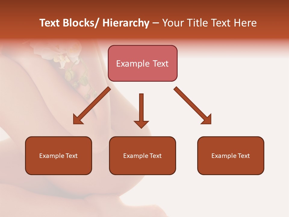 A Woman With A Flower On Her Breast PowerPoint Template