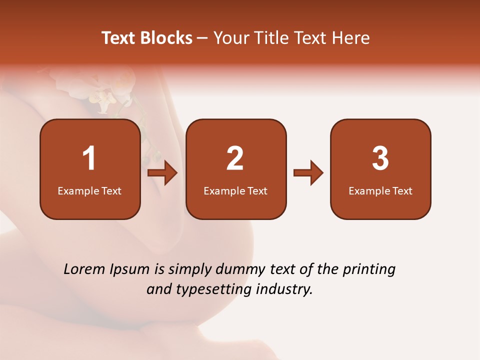 A Woman With A Flower On Her Breast PowerPoint Template