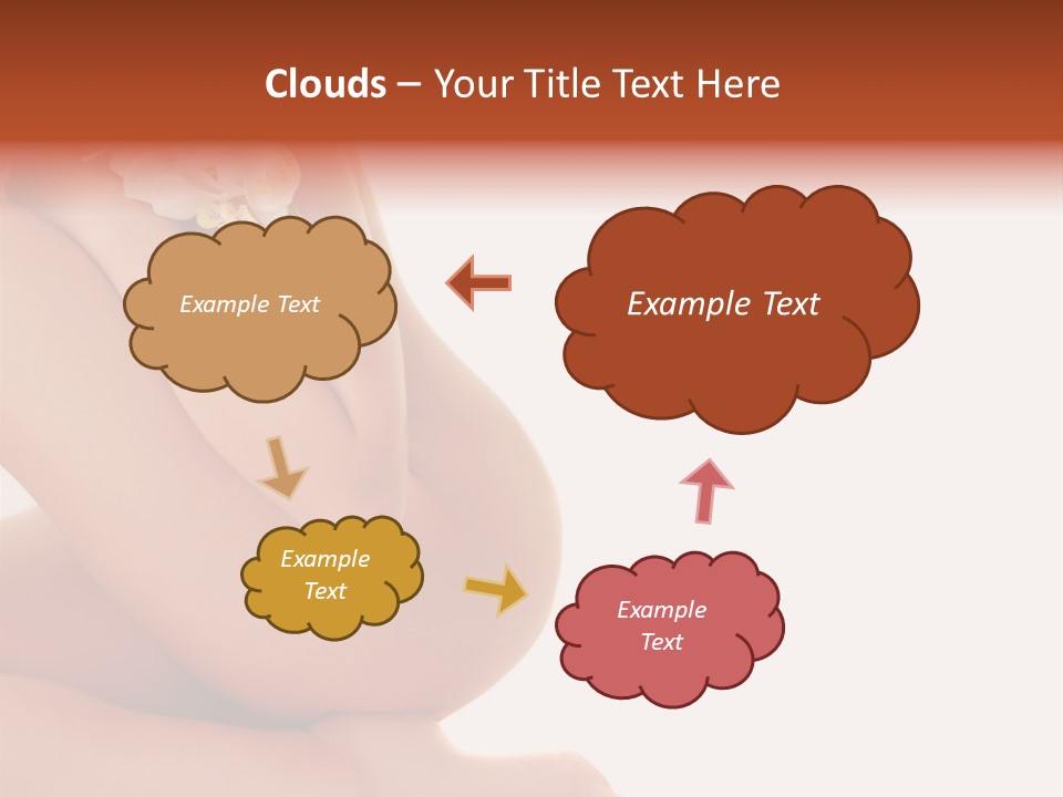 A Woman With A Flower On Her Breast PowerPoint Template
