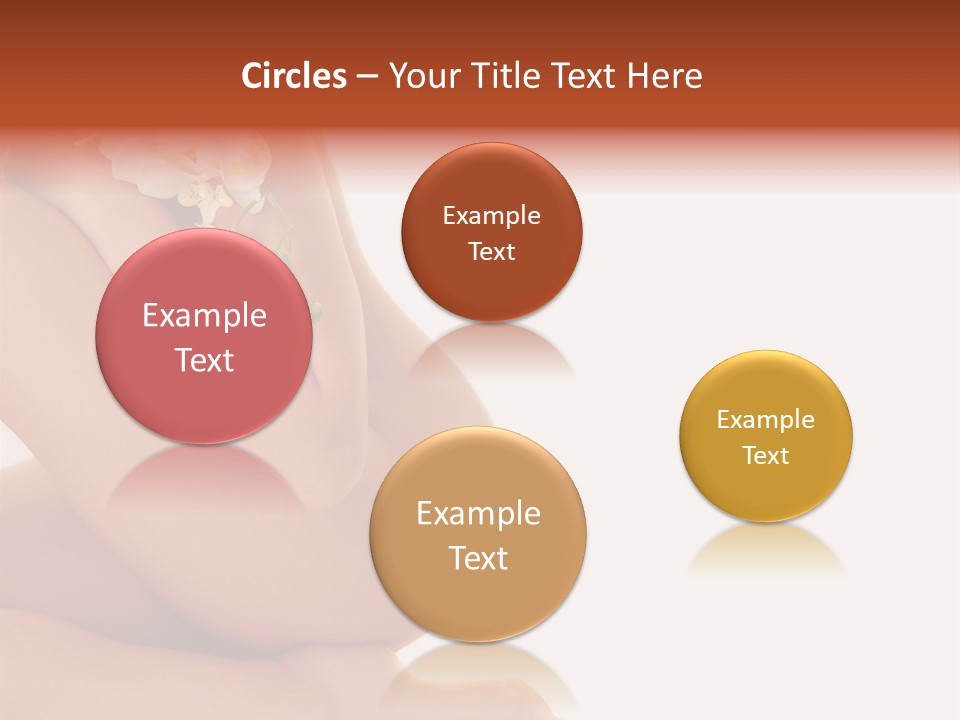 A Woman With A Flower On Her Breast PowerPoint Template