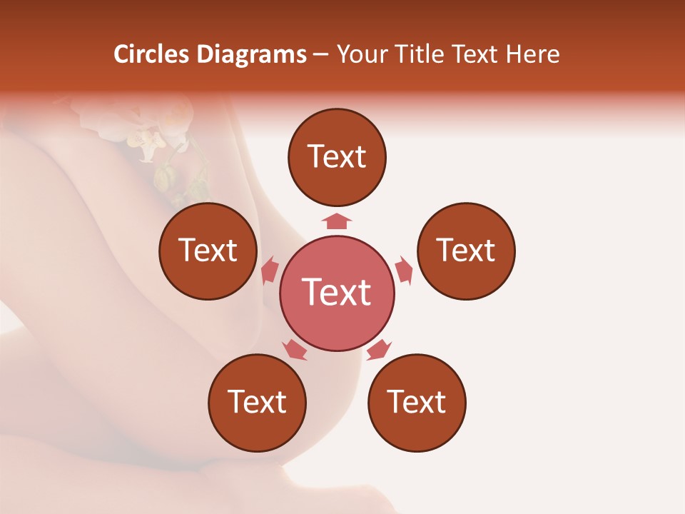 A Woman With A Flower On Her Breast PowerPoint Template